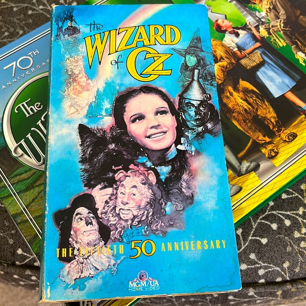 The Wizard of Oz 50th Anniversary Limited Edition Video Tape 1989 Collector Item